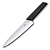 Нож Victorinox разделочный, лезвие 19 см, чёрный, в картонном блистере